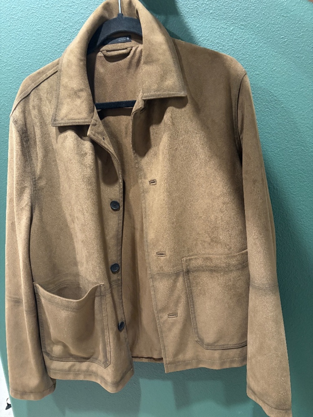 Zara Faux Suede Overshirt